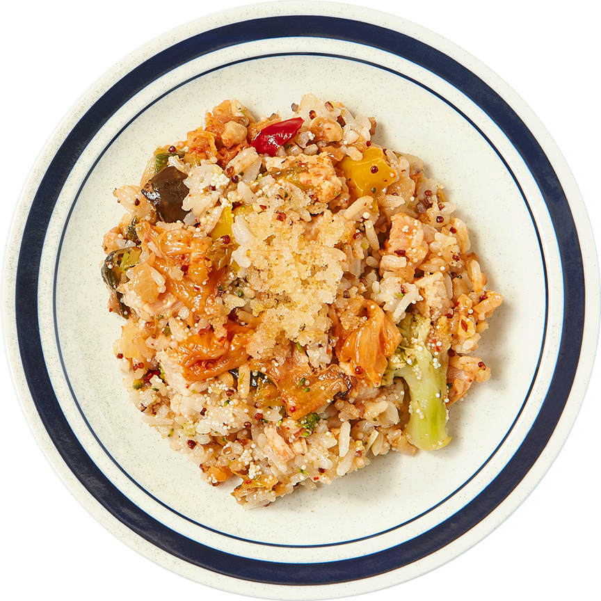 癌症護理餐 泡菜飛魚籽鷹嘴豆飯  |  Cancer Care - Kimchi & Flying Fish Roe Rice