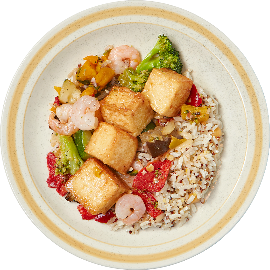 癌症護理餐 鮮蝦豆腐鷹嘴豆飯  |  Cancer Care - Shrimp & Tofu Rice