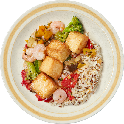 癌症護理餐 鮮蝦豆腐鷹嘴豆飯  |  Cancer Care - Shrimp & Tofu Rice
