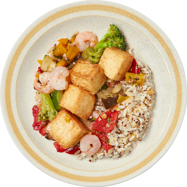 癌症護理餐 鮮蝦豆腐鷹嘴豆飯  |  Cancer Care - Shrimp & Tofu Rice