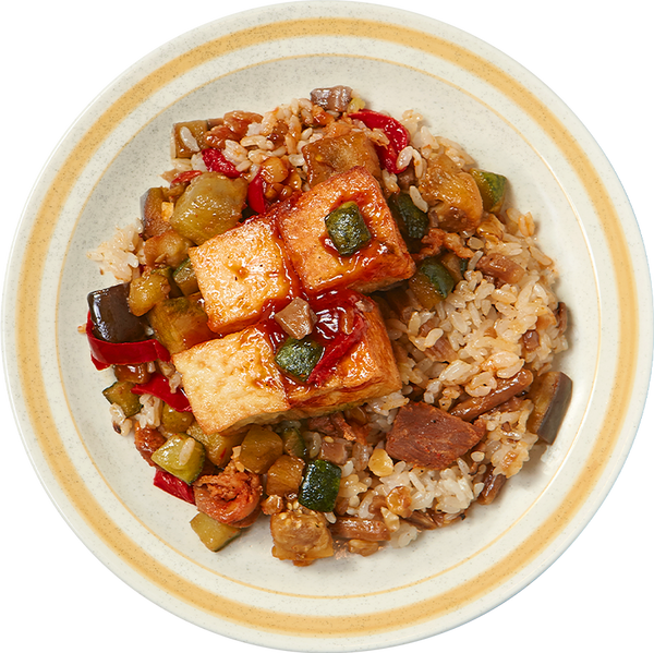 癌症護理餐 辣炒豬肉豆腐牛蒡飯  |  Cancer Care - Spicy Pork & Tofu Rice