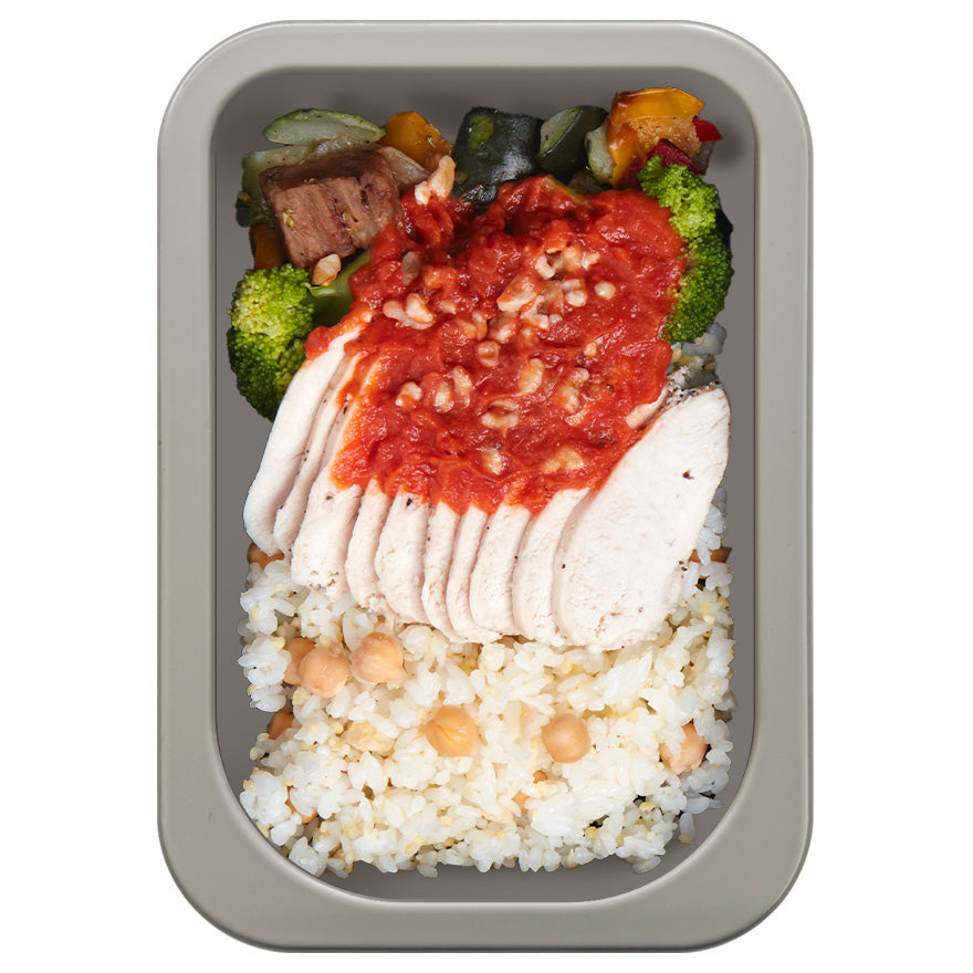 癌症護理餐 鷄胸肉鷹嘴豆飯 |  Cancer Care - Rose Chicken Rice