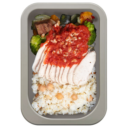 癌症護理餐 鷄胸肉鷹嘴豆飯 |  Cancer Care - Rose Chicken Rice
