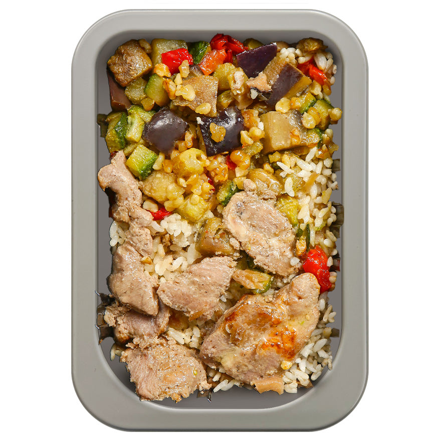 糖尿病護理餐 豉油烤豬肉牛蒡飯 | Diabetes Care - Grilled Pork Rice