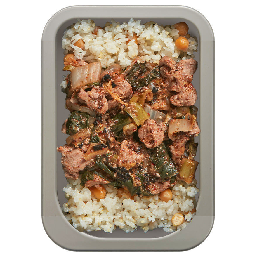 紫蘇豬肉拌飯  |  Perilla Pork Mixed Rice