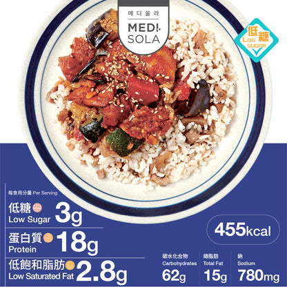 韓式香辣鷄肉牛蒡飯  |  Spicy Grilled Chicken & Burdock Rice